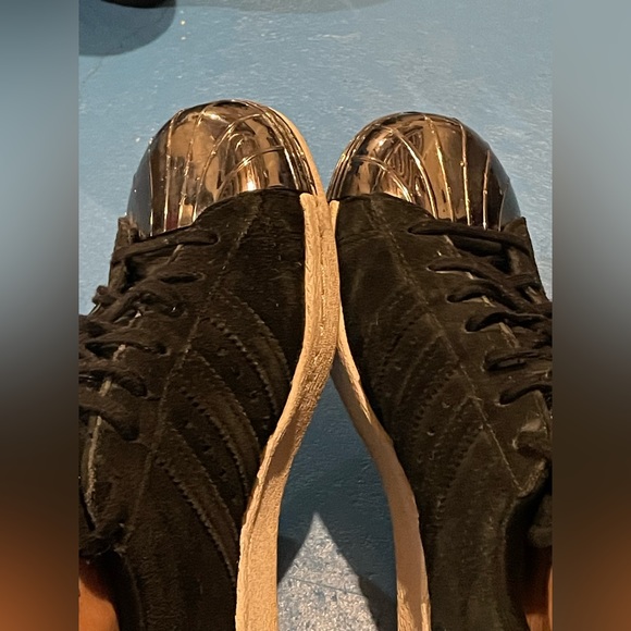 ADIDAS SUPERSTAR 80S METAL TOE PONY HAIR BLACK - Picture 7 of 14